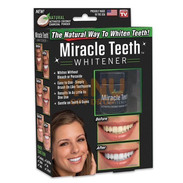 Відбілювач зубів Miracle Teeth Whitener | чорна зубна паста (237) 06k05p031 фото