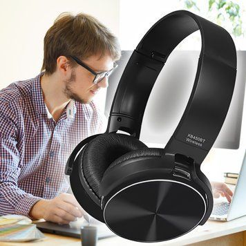 Стильные накладные наушники SN eXtra Bass MDR-XB450, беспроводные, Черный 11k01p131v3 фото