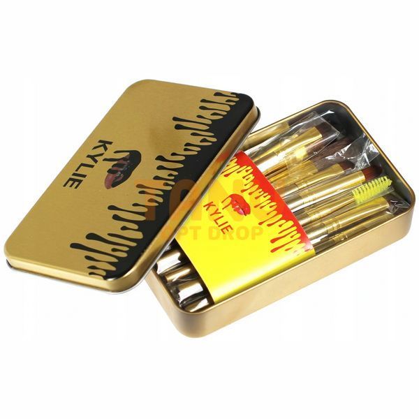 Профессиональный набор кистей для макияжа Kylie Jenner Make-up brush Gold set , 12 шт (В) 07k04p088 фото