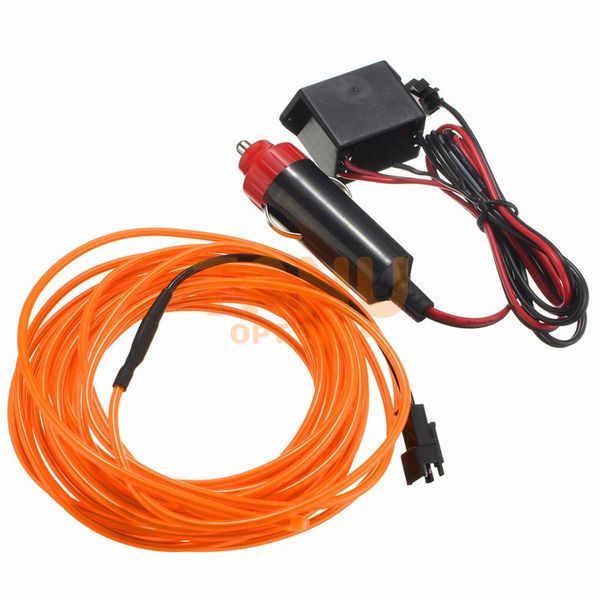 LED Підсвічування для салону автомобіля Car Cold Light Line 4 м EL-1302-4M Помаранчевий (237) 04k04p007v4 фото