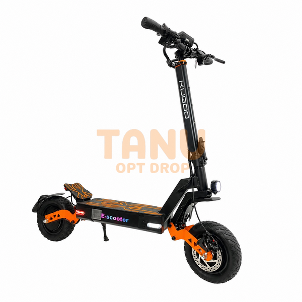 Електросамокат Kugoo Kirin G2 PRO 21 А&middot;год з потужним двигуном 1500 Вт, чорний (ARSH/Kug9) 13k11p001 фото