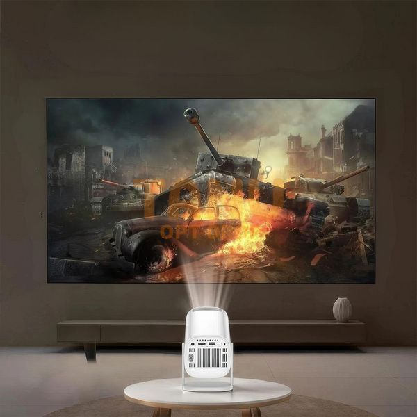 Смарт проектор M300 MAX с 2 джойстиками для домашнего кинотеатра и игр 11k10p078v1 фото