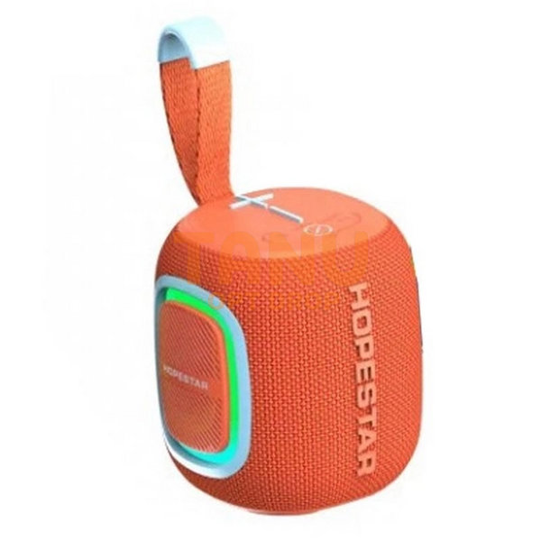 Безпровідна портативна вологозахисна bluetooth колонка з підсвічуванням Hopestar P66 Помаранчевий (239) 11k03p160v3 фото