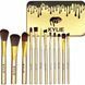 Профессиональный набор кистей для макияжа Kylie Jenner Make-up brush Gold set , 12 шт (В) 07k04p088 фото 1