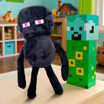 Дитяча м'яка іграшка-брелок фігурка з гри Minecraft Ендермен (AX) 03k01p172v1 фото