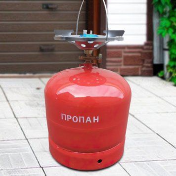 Туристичний газовий балон із пальником 15 л Червоний/HA-888 14k01p005v4 фото