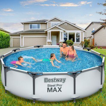 Каркасный семейный круглый бассейн BESTWAY 56406 4678л (LM) 02k12p036v15 фото