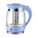 Електрочайник Maestro MR-065-BLUE, із заварником, скло, 1,8л, синій (235) 10k06p037 фото 2
