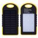 УМБ Power Bank ViaKing DDES500 Сонячна панель та LED-ліхтар 5 000 mAh Жовтий (H-11) 11k12p007v2 фото 2