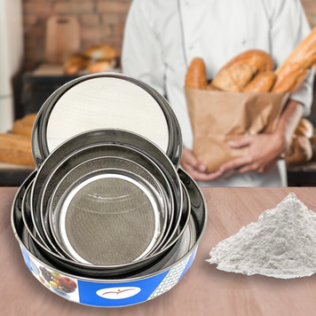 Набір сита для просіювання Round Strainer 0178, 6 шт різного діаметру (212) 10k10p027 фото