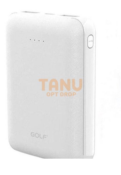 Внешний аккумулятор Power bank GOLF G62 10000 mAh Белый 11k12p067 фото
