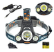 Мощный налобный LED фонарь BL 3000 T6 02k11p046 фото 3