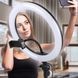 Кольцевая LED лампа 36 см для профессионального света с держателем для телефона 11k11p047v5 фото 1