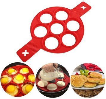 Силиконовая форма для приготовления оладий, яичницы 10k12p018 фото