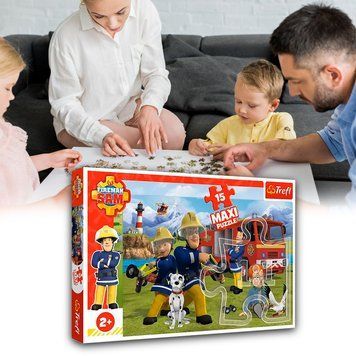 Пазлы детские (15 элм. MAXI) - "Дружественная команда" Trefl 14333 (SB) 03k19p046 фото