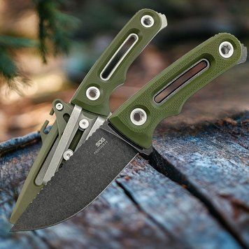 Нож №465 SOG Provider FX с черным лезвием 21 см, Зеленый 02k13p036v2 фото