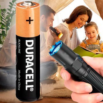Мизинчиковая Батарейка PLUS Duracell Alkaline AAA LR03 MN2400 1шт 11k12p114 фото