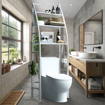 Стойка напольная под унитаз Sailboat Toilet Rack TM-0092 Белый 01k04p258v1 фото