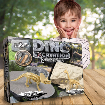 Детский игровой набор для раскопок &laquo;Dino Excavation&raquo; Динозавры, Данко Тойс (IGR24) 03k12p085 фото
