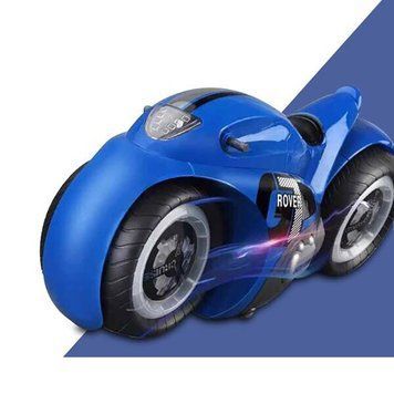 Керований по радіо мотоцикл Drift Motorcycle Mist Spray Car Синій 03k10p102 фото