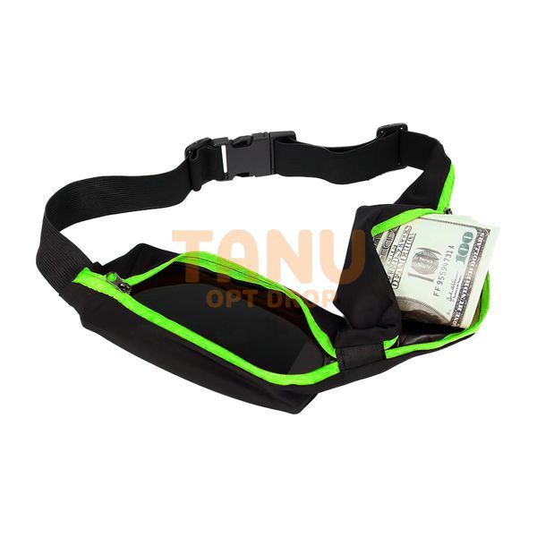 Спортивний органайзер з кишенями Go Belt Зелений 02k07p021v2 фото