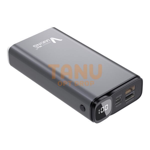 УМБ Power Bank ViaKing XGB007 з індикатором заряду 50000 mAh Сірий (H-9) 11k12p009 фото