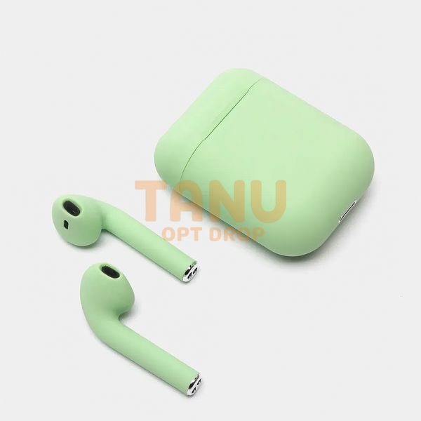 Бездротові bluetooth TWS навушники з мікрофоном HBQ InPods 12 Зелені 11k01p009v4 фото
