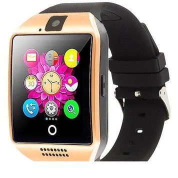 Умные часы Smart Watch Q18 черные с золотом 11k08p010v2 фото