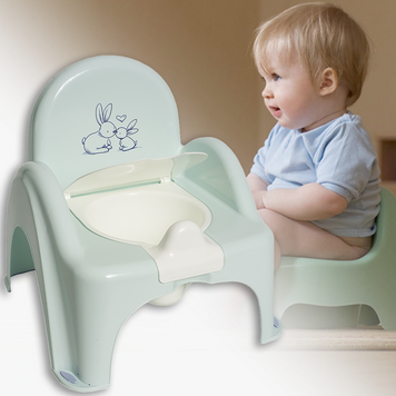 Дитячий горщик-стульчик &laquo;Кролики&raquo; KR-012-105, Tega Baby, м'ятний (SB) 03k20p044v1 фото