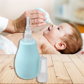 Детский ручной аспиратор BabyOno 043/01 для удаления слизи из носа, мятный (SB) 03k17p234v2 фото