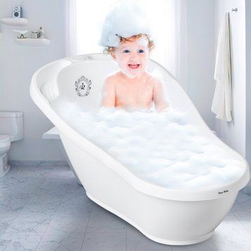 Дитяча пластикова ванна зі зливом та термометром 102 см LUX "Royal" (RL-005-103-C) (SB) 03k20p084 фото