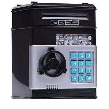 Электронная копилка с кодовым замком Mony Safe Черно-серая 03k05p081v2 фото
