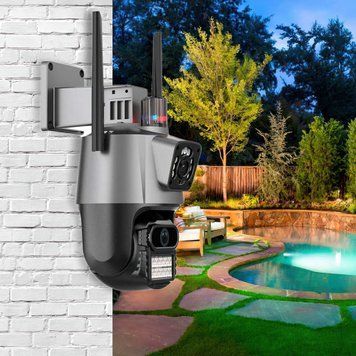 Камера видеонаблюдения PTZ уличная IP WiFi Outdoor Camera P11 360 12v2a power /205 11k05p048 фото