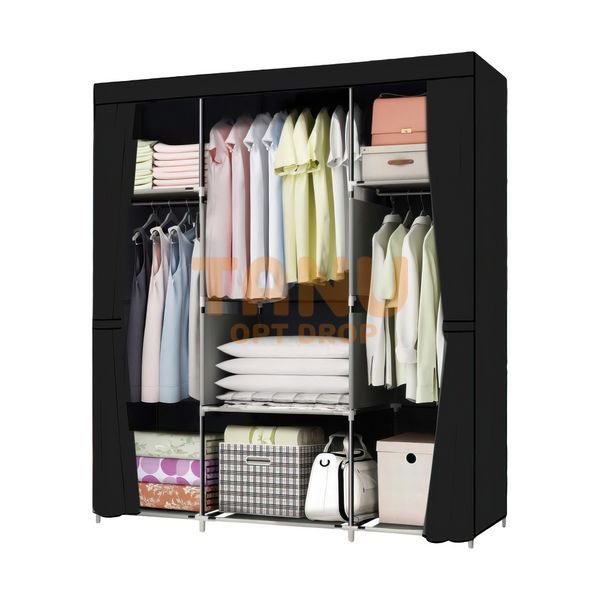 Шкаф тканевый HCX WARDROBE NEW CL 128 Черный/N-15 01k04p163v6 фото