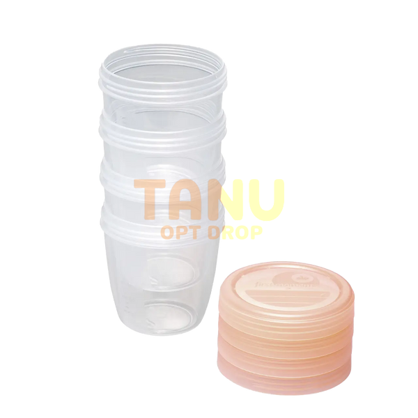 Пластиковые контейнеры NIP 35606, для хранения грудного молока, 4 шт (TK) 03k17p153 фото