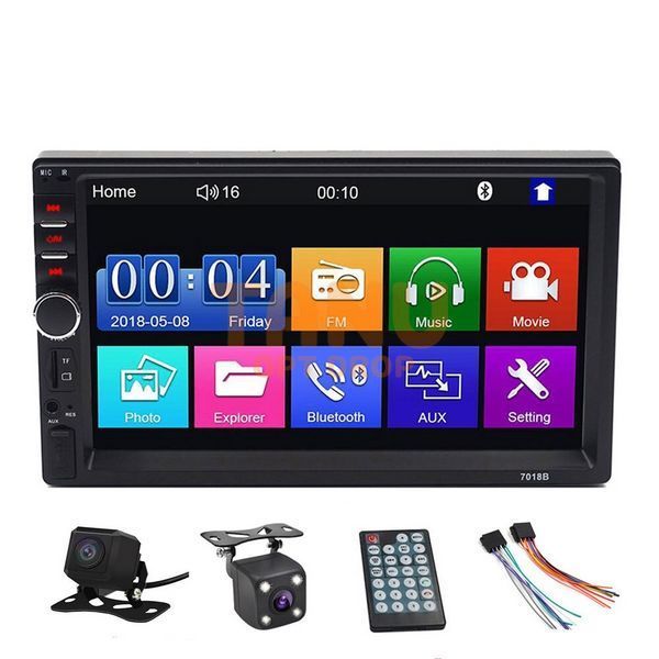 Автомагнітола 2DIN 7018 + GPS 04k05p015 фото