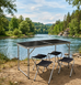 Стіл та стільці для пікніка Folding Table чорний 02k02p002v7 фото 2