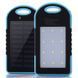 УМБ Power Bank ViaKing DDES500 Солнечная панель и LED-фонарь 5 000 mAh Синий (H-11) 11k12p007v4 фото 2