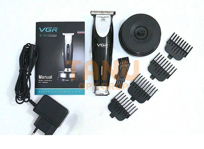 Професійна машинка для стрижки волосся VGR V-006 з насадками 08k02p080 фото