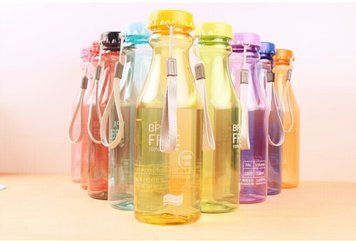 Фітнес пляшка BPA Free глянець для напоїв 550 мл 10k14p013 фото