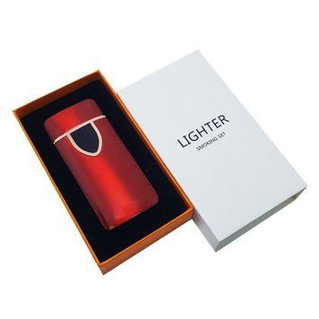 Спіральна сенсорна електрична USB запальничка Lighter Червона (ART 018-2) 01k03p016v1 фото