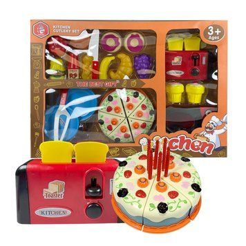 Игровой набор кухонной техники "Fengmei Kitchen K-8835 "Тостер, печь и еда", 3+ (AHMD) 03k09p166v5 фото