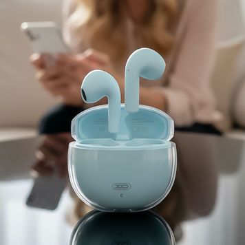 Беспроводные наушники Bluetooth-гарнитура XO G16 ENC TWS, Голубой (AX) 11k01p176v2 фото