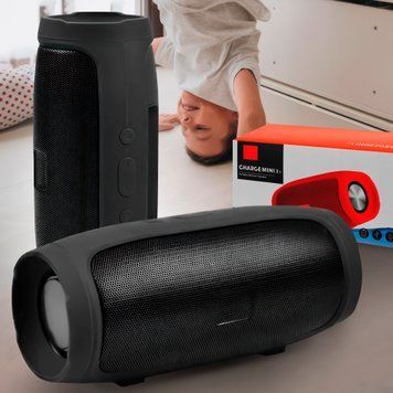 Портативная музыкальная беспроводная bluetooth колонка Charge-MINI3+ Черный (ЖЯ) 11k03p206v1 фото