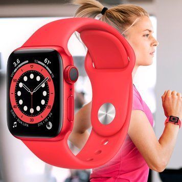 Смарт-годинник з функцією прийому та скидання дзвінків Smart Watch T500 Червоний (626) 11k08p040v2 фото