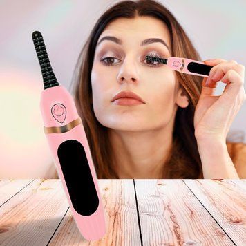 Щипцы для завивки ресниц с подогревом зарядки через USB EYELASH CURLER XL-271 Розовый/205 07k04p127v2 фото