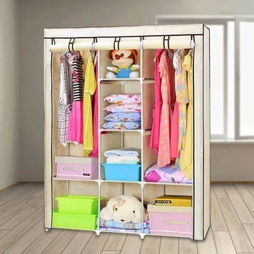 Шафа тканинна storage wardrobe 88130 бежева 01k04p121v8 фото