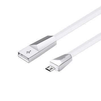 Кабель HOCO X4 Micro 1.2м 2.4A Белый 11k06p163 фото