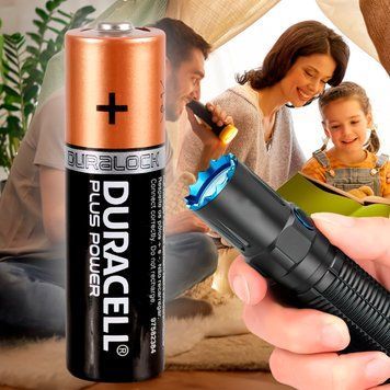 Пальчиковые батарейки Duracell PLUS Alkaline AA (LR06) MN1500 1шт 11k12p113 фото