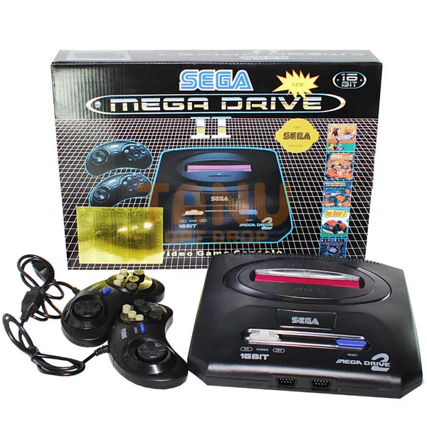 Ігрова приставка Sega Mega Drive II + 365 ігор, 2 геймпади, підтримка картриджів (205) 11k10p036 фото